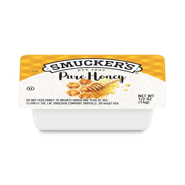 Smuckers Food, Honey Packets, 1/2 oz., PK200 5150000763